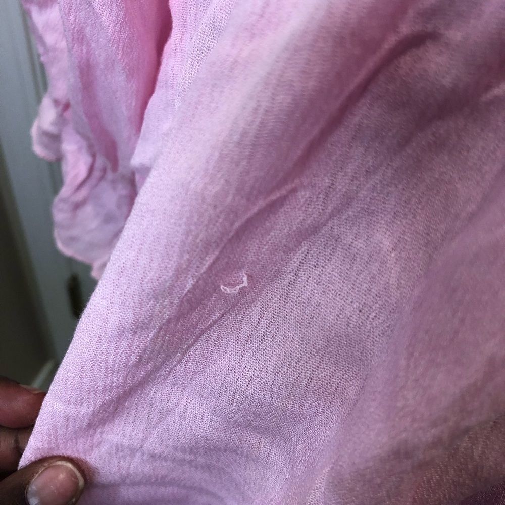 Pink ruffle wrap top dress, size xl - Picture 6 of 14